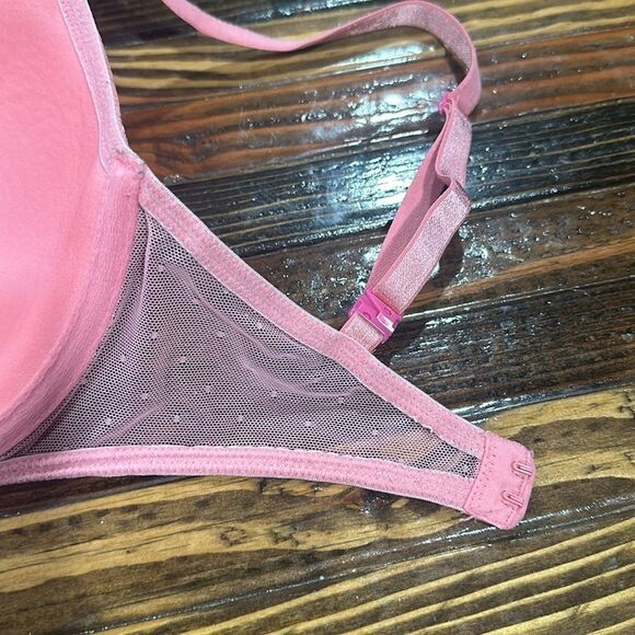 Victoria’s Secret Pink Lace Lined Demi Bra 32DDD - Picture 5 of 8